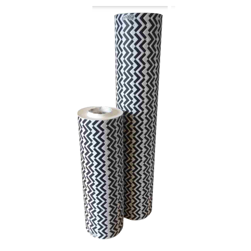 BOBINA EVACOLOR 60CMX140MT OBRA ZIG ZAG NEGRO
