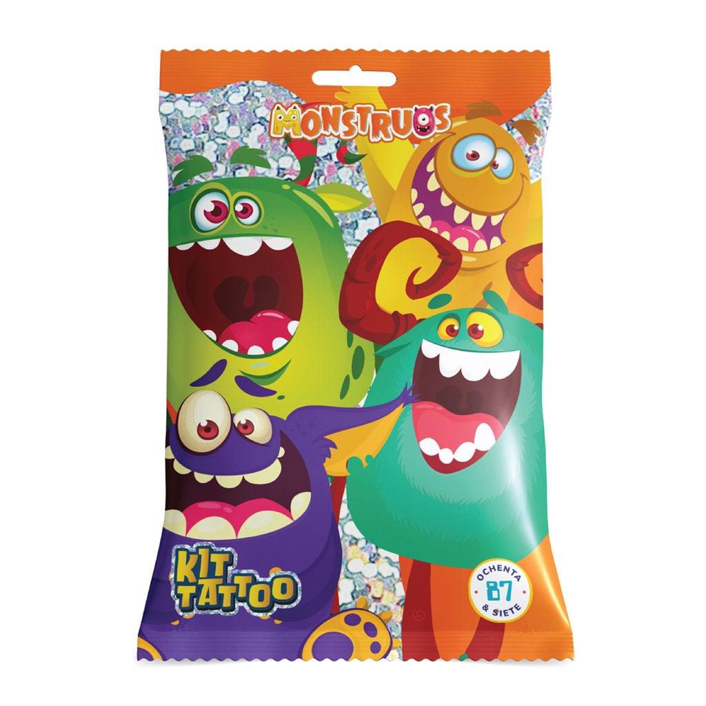 SET 87 TATTO MONSTRUOS