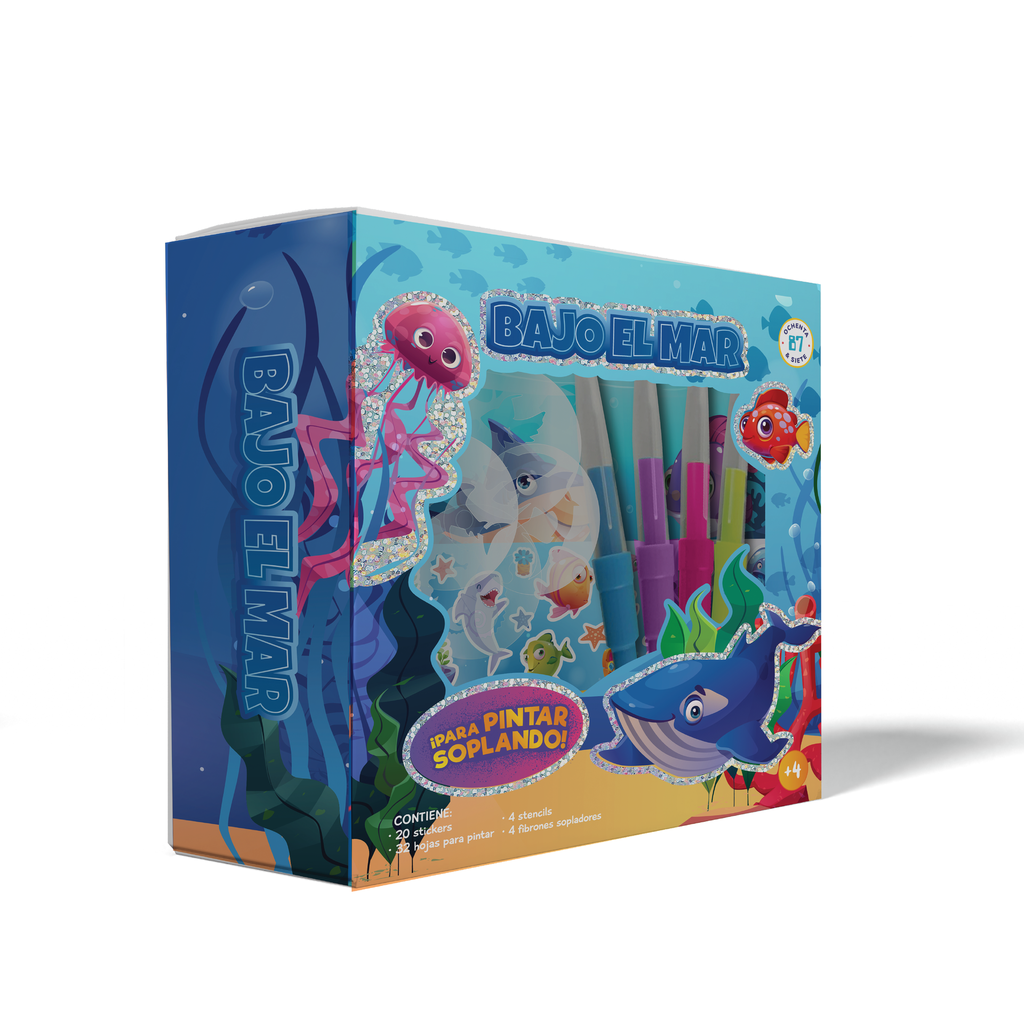 SET 87 PINTAR SOPLANDO BAJO EL MAR