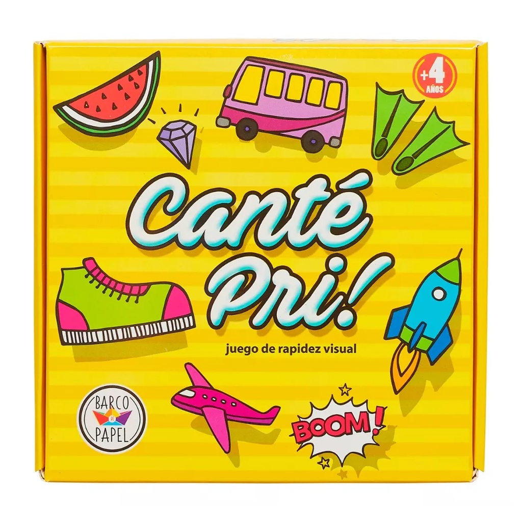 JUEGO DE MESA BARCO DE PAPEL CANTE PRI!