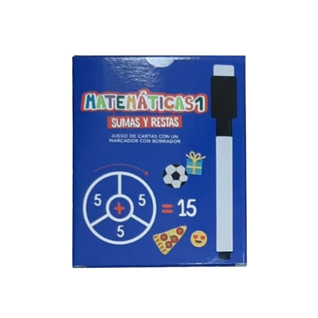 JUEGO DE CARTAS BARCO DE PAPEL MATEMATICAS 1 SUMAS Y RESTAS
