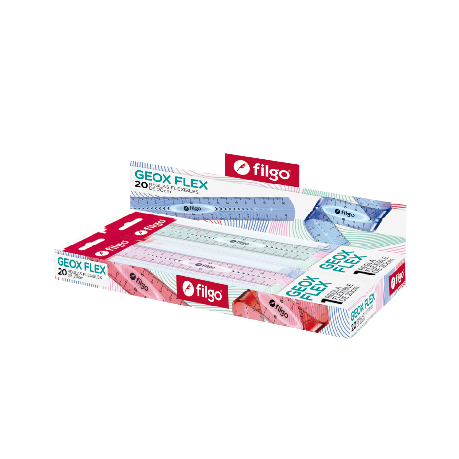 REGLA FILGO 20CM FLEXIBLE X20