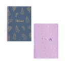CUADERNO FW A4 SEMIRIGIDO 80 HOJAS MINIMALISTA