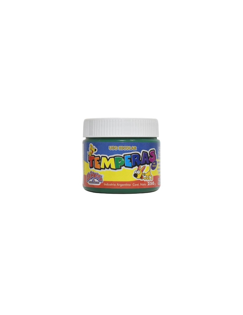 TEMPERA SEÑORITA POTE 250G VERDE OSCURO
