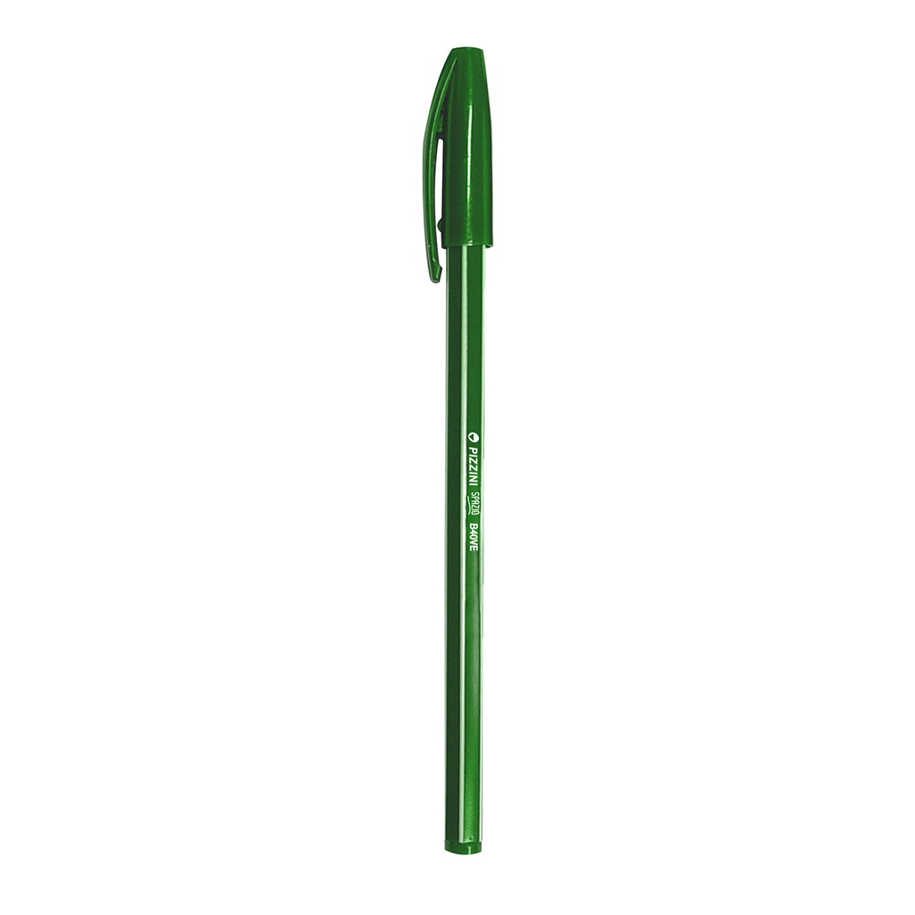 BOLIGRAFO PIZZINI SPAZIO CUERPO RAYADO VERDE X50