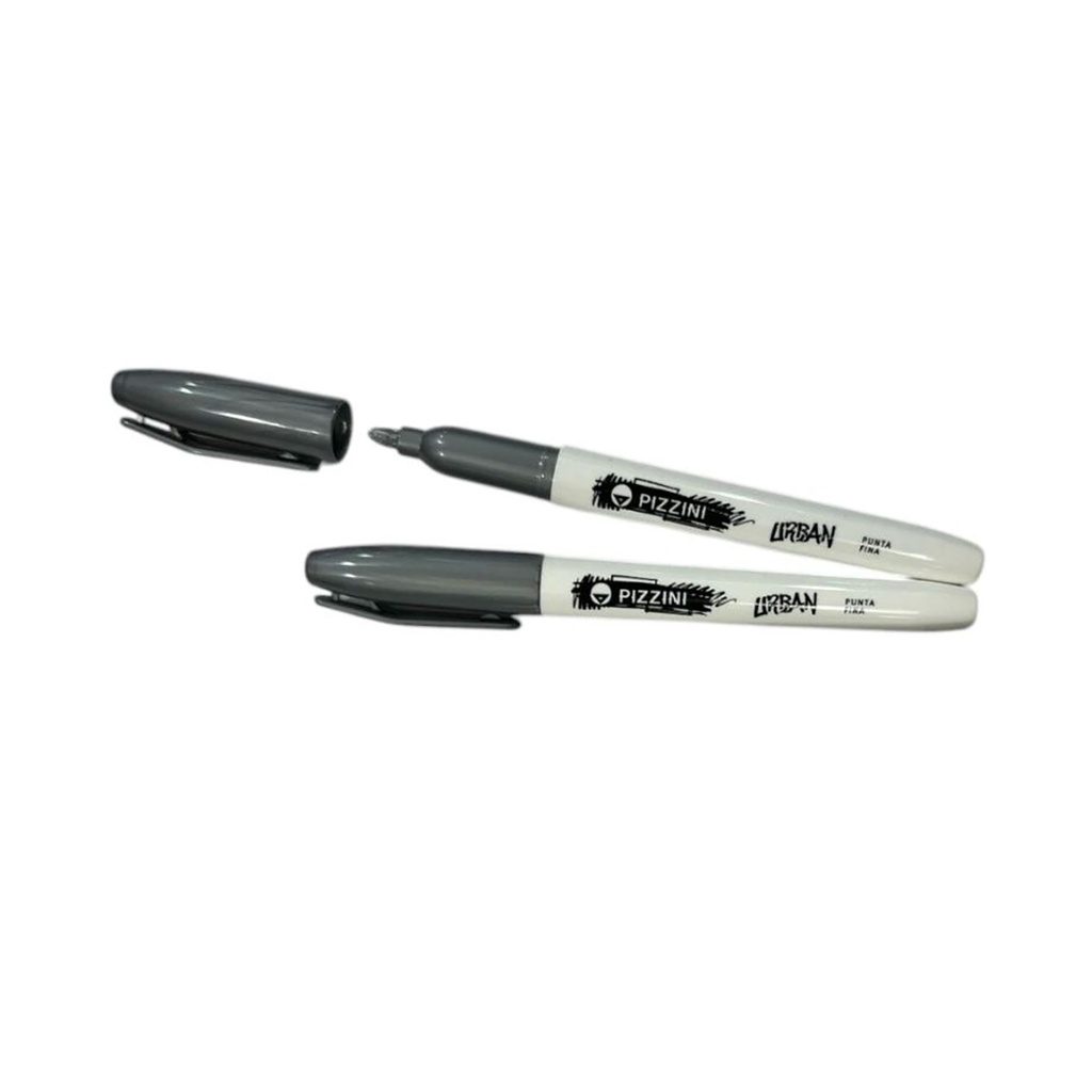 MARCADOR PIZZINI URBAN X10 PLATEADO