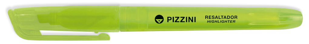 RESALTADOR PIZZINI FINO FLUO X10 VERDE