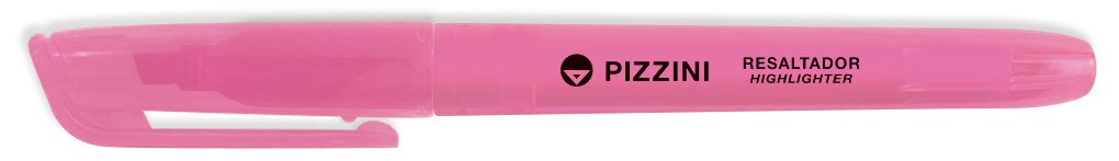 RESALTADOR PIZZINI FINO FLUO X10 ROSA