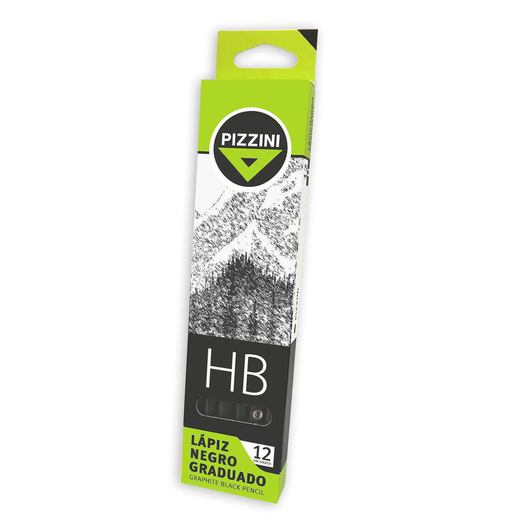 LAPIZ GRAFITO PIZZINI GRADUADOS HB X12