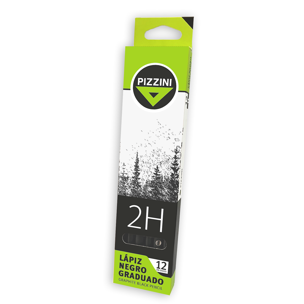 LAPIZ GRAFITO PIZZINI GRADUADOS 2H X12
