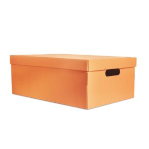CAJA GRANDE LISA NARANJA