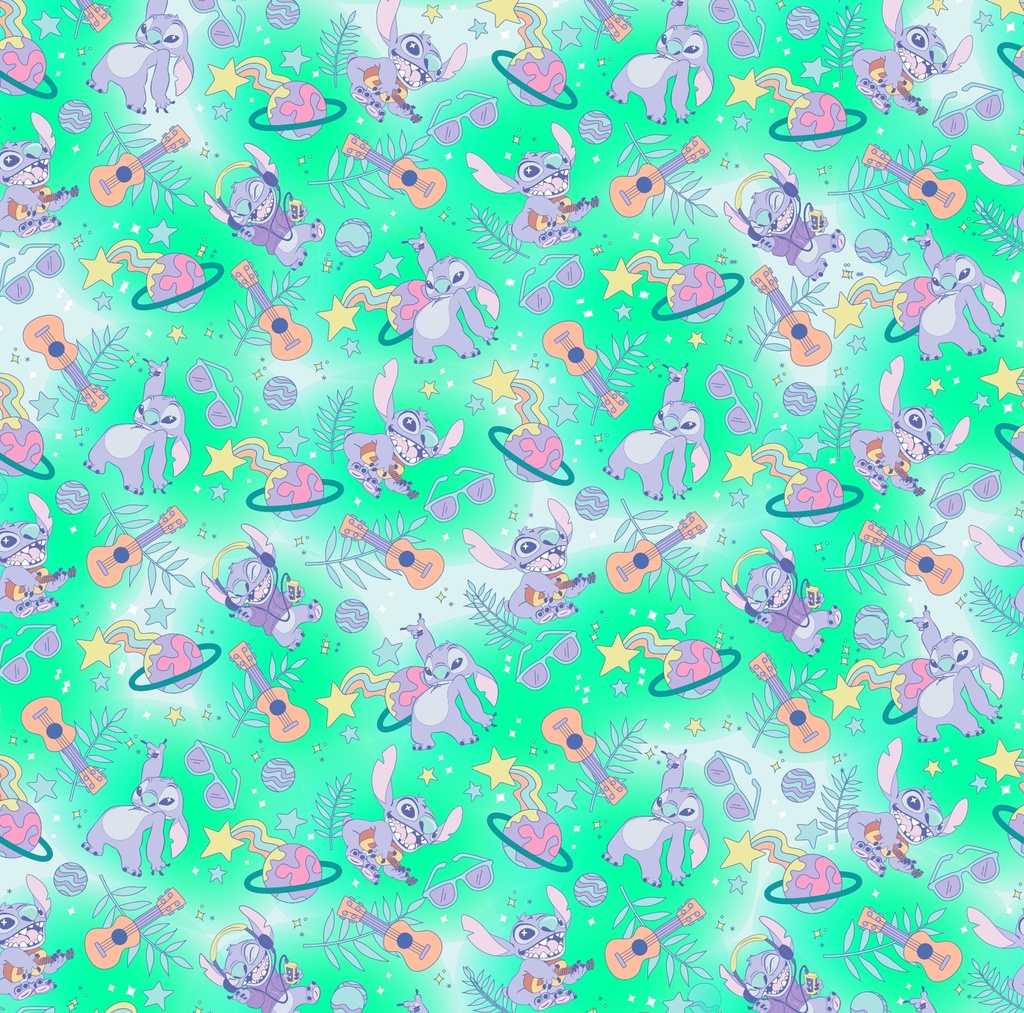 AFICHE MURESCO FANTASIA 70X100CM X10H STITCH PLANET