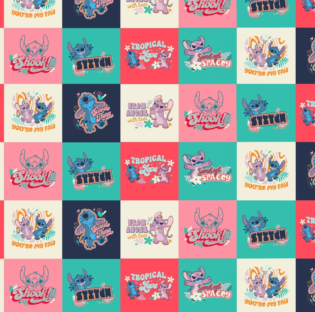 PAPEL PARA REGALO MURESCO 70X100CM X10 STITCH ANGELA