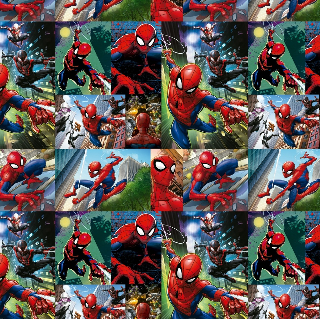 PAPEL PARA REGALO MURESCO 70X100CM X10 SPIDER REAL