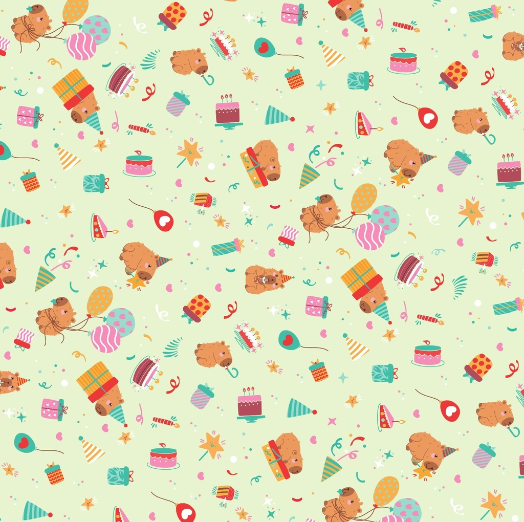 PAPEL PARA REGALO MURESCO 70X100CM X10 CAPI BIRTH