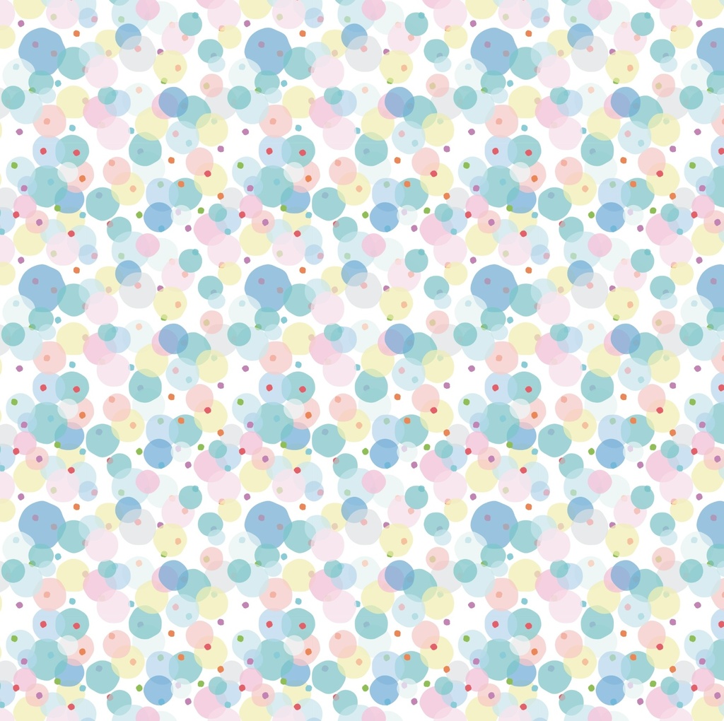 PAPEL PARA REGALO MURESCO 70X100CM X10 CIRCULOS PASTEL