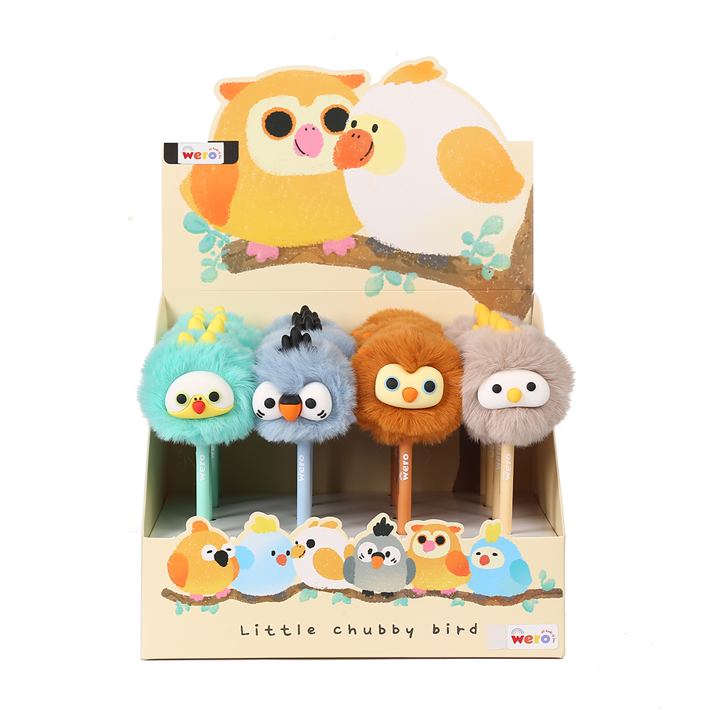 BOLIGRAFO WERO POMPON X1 PICHONES