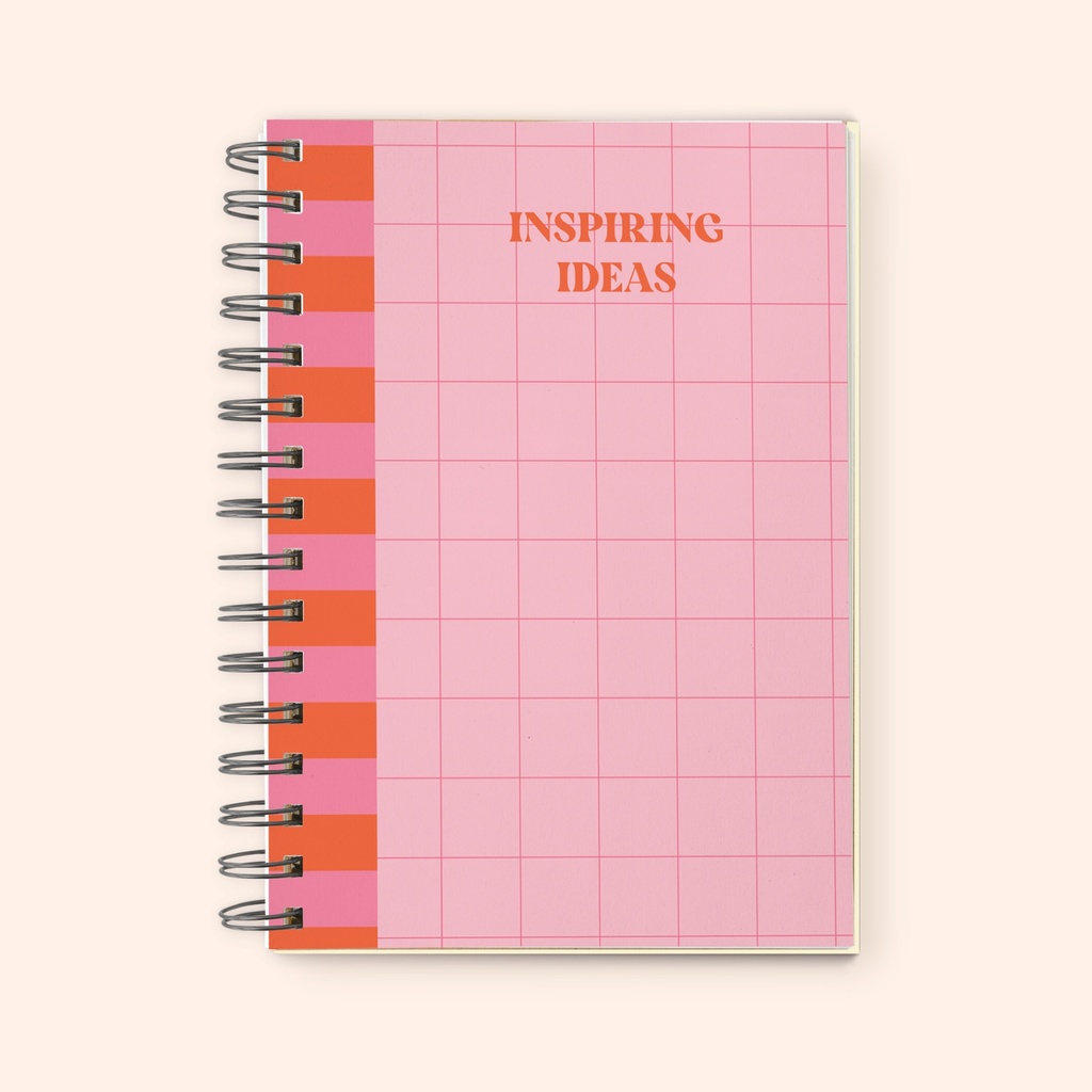 CUADERNO FERA 16X21 ANILLADO INSPIRING IDEAS 96H RAYADO