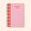 CUADERNO FERA 16X21 ANILLADO INSPIRING IDEAS 96H LISO