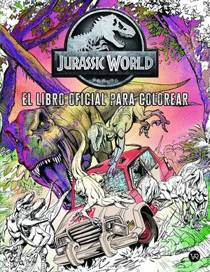 LIBRO OFICIAL PARA COLOREAR JURASSIC WORLD