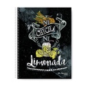 CUADERNO MIS APUNTES JOIN US CON ESPIRAL 22X29 80H RAYADO