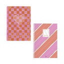 CUADERNO FW A4 SEMIRIGIDO 80 HOJAS PINK