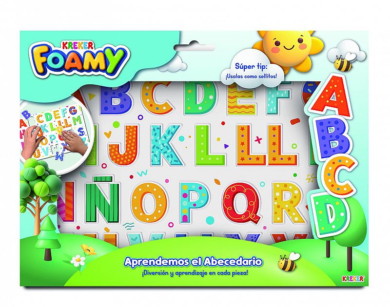 JUEGO KREKER FOAMY APRENDEMOS EL ABECEDARIO
