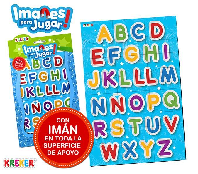 JUEGO KREKER IMANES PARA JUGAR APRENDAMOS EL ABECEDARIO