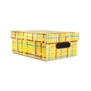 CAJA ESCOCES CHICA 31X22X13 COLORES SURTIDOS LIQUIDACION