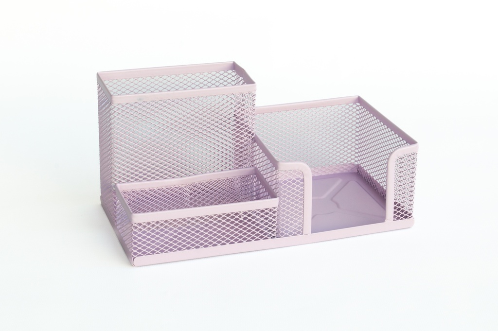 ORGANIZADOR DE ESCRITORIO VALUES LILA PASTEL