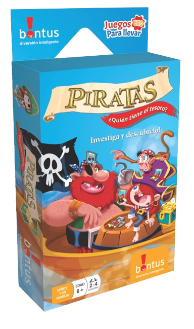 JUEGO BONTUS CARTAS PIRATAS ¿QUIEN TIENE EL TESORO?