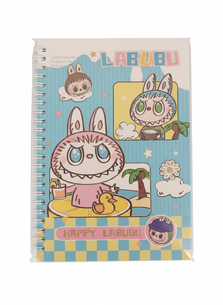 CUADERNO ANILLADO TAPA FLEXIBLE LABUBU 5035