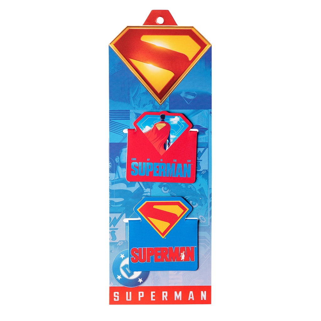 MAGNETIC BOOKMARKS MOOVING SUPERMAN X 2
