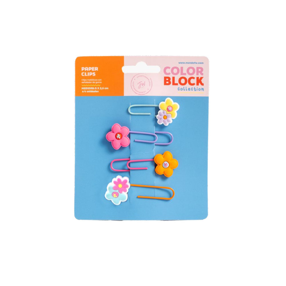 CLIP FW X4 COLOR BLOCK