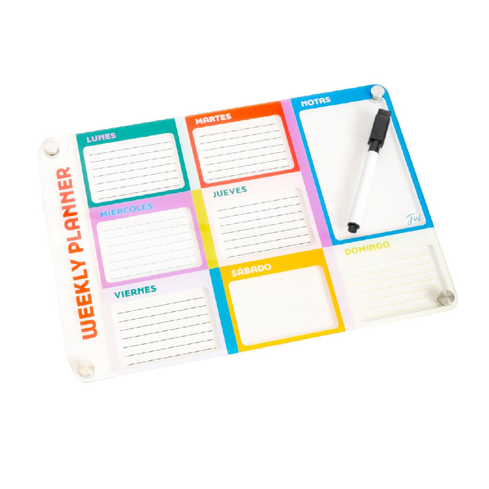 PIZARRA FW MAGNETICA CON MARCADOR COLOR BLOCK