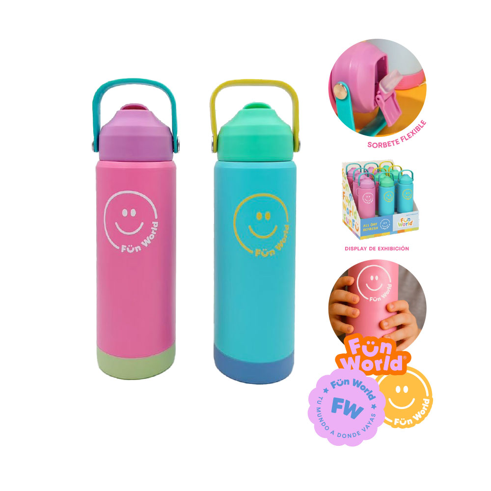 BOTELLA TERMICA FW 500ML FUN WOLD