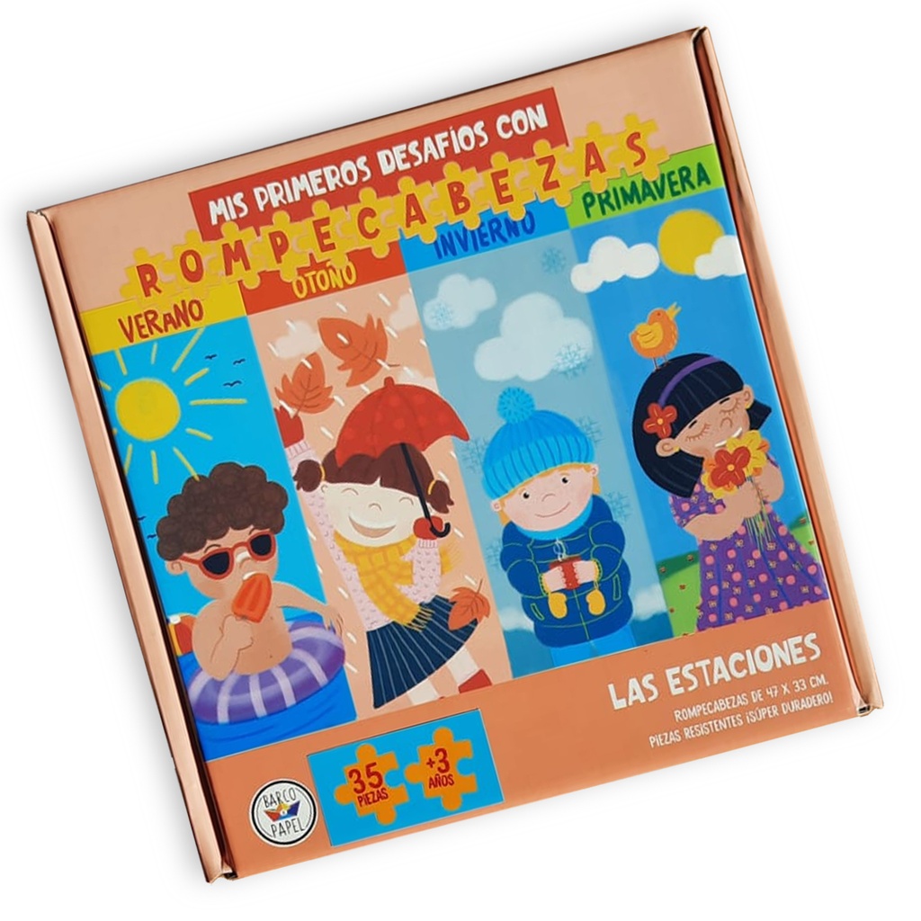 ROMPECABEZAS BARCO DE PAPEL 35 PIEZAS - LAS ESTACIONES