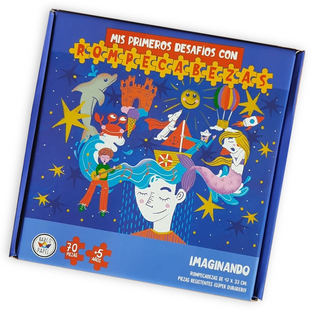 ROMPECABEZAS BARCO DE PAPEL 70 PIEZAS - IMAGINANDO