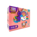 ROMPECABEZAS BARCO DE PAPEL MADERA CIRCULAR X 3 - UNICORNIOS