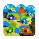 JUEGO DE MADERA BARCO DE PAPEL MIS PRIMEROS ENCASTRES - DINOS