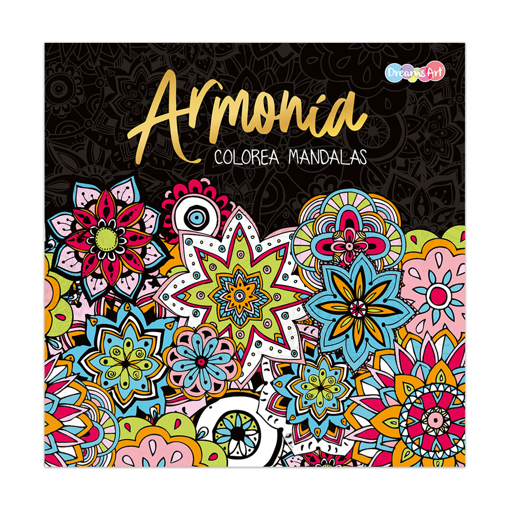 LIBRO PARA COLOREAR DREAMS ART MANDALAS SURTIDAS 2202 (MEDITA Y COLOREA-ARMONIA-EQUILIBRIO Y COLOR-ILUMINA Y SANA)