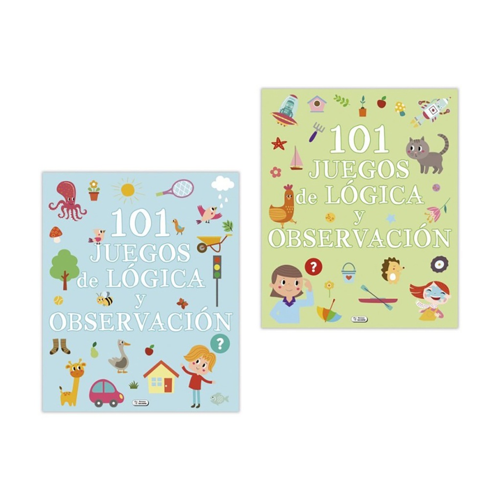LIBRO 101 JUEGOS DE LOGICA Y OBSERVACION