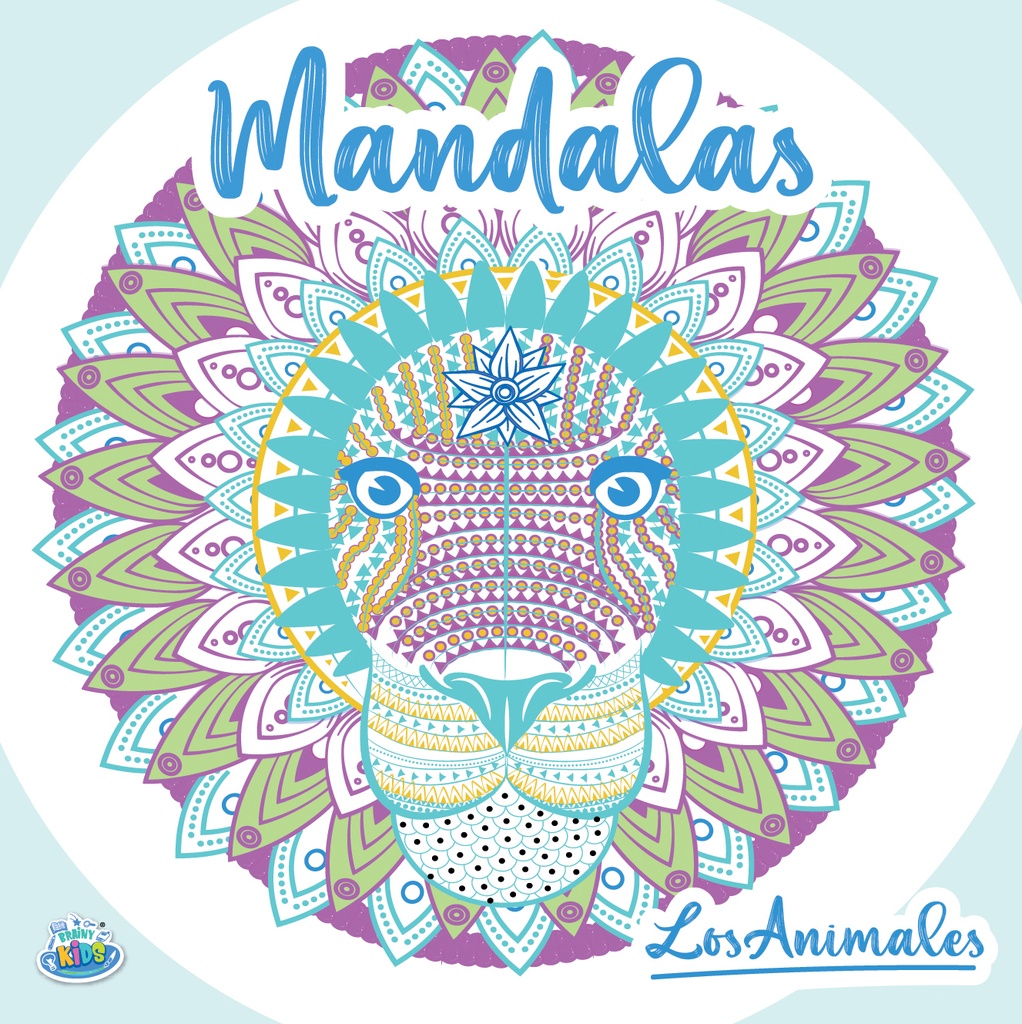 LIBRO PARA COLOREAR BRAINY KIDS MANDALAS LOS ANIMALES