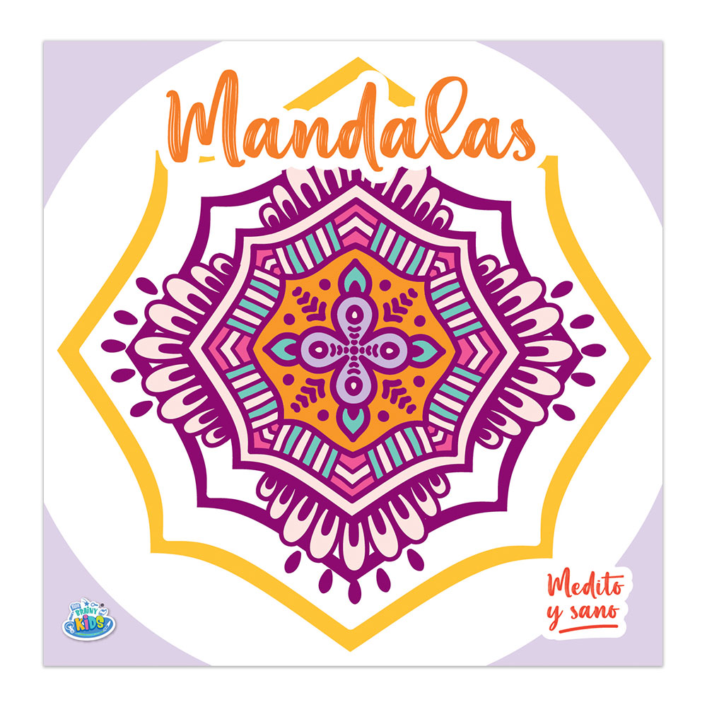LIBRO PARA COLOREAR BRAINY KIDS MANDALAS MEDITO Y SANO