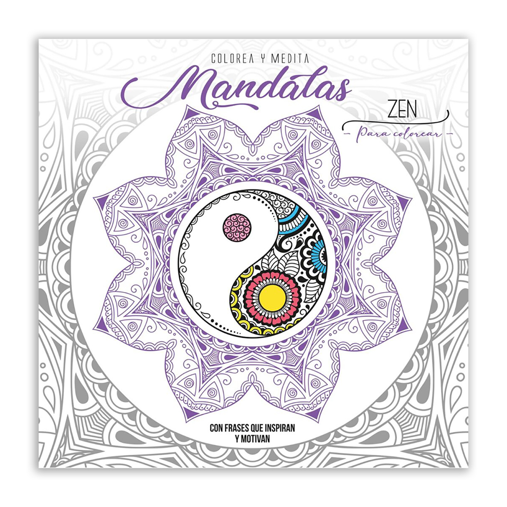LIBRO PARA COLOREAR SCHOOL FUN COLOREA Y MEDITA MANDALAS ZEN