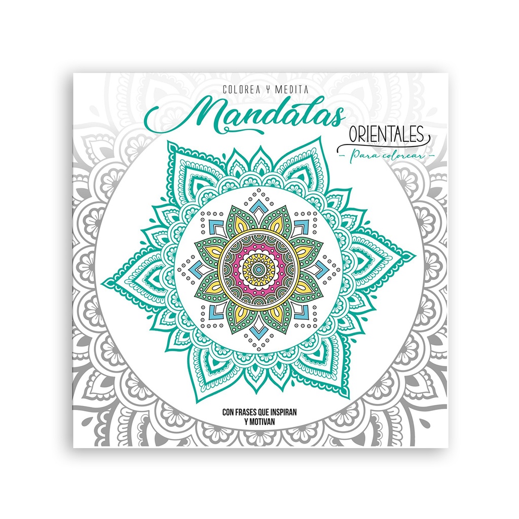 LIBRO PARA COLOREAR SCHOOL FUN COLOREA Y MEDITA MANDALAS ORIENTALES