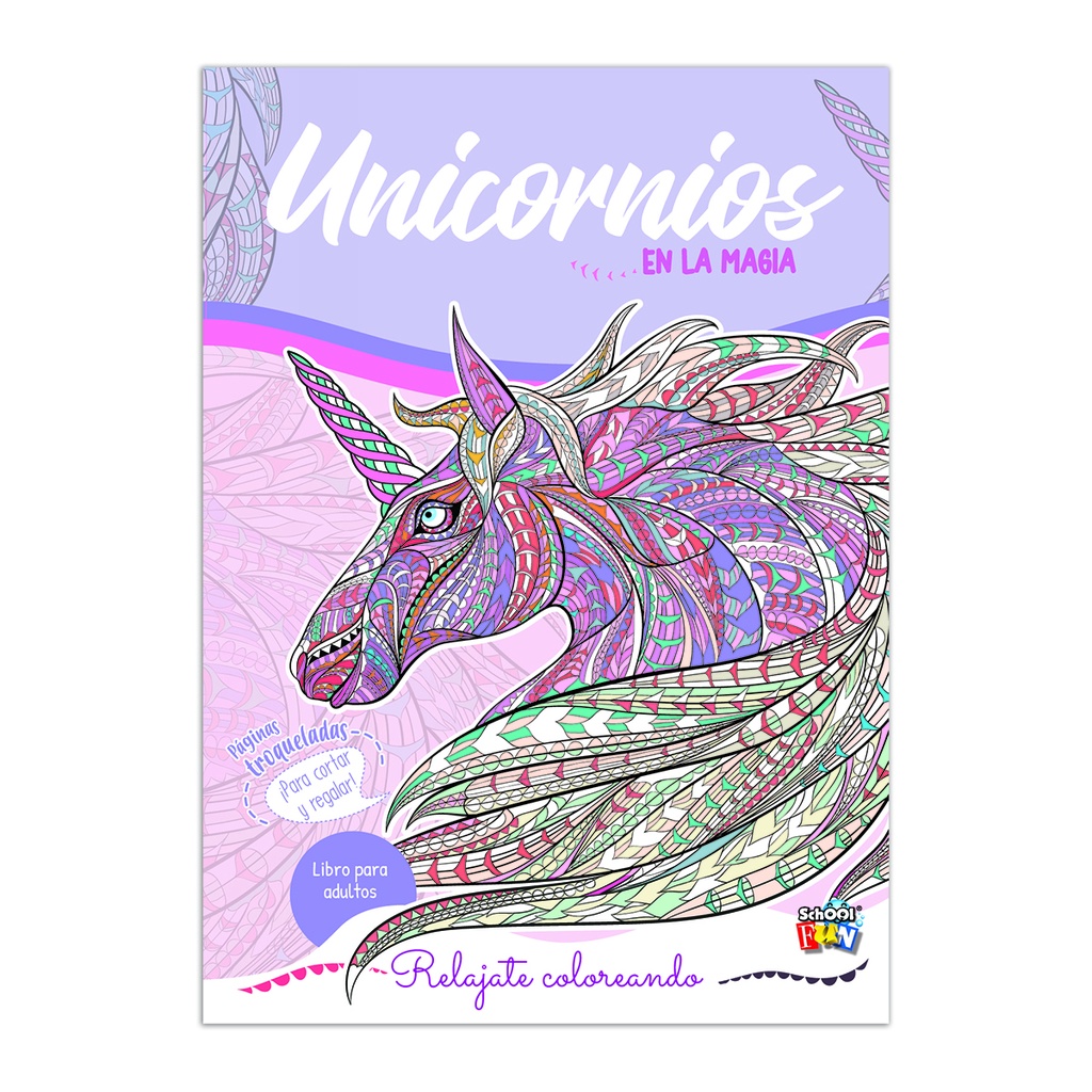 LIBRO PARA COLOREAR SCHOOL FUN ANIMALES EN LA MAGIA