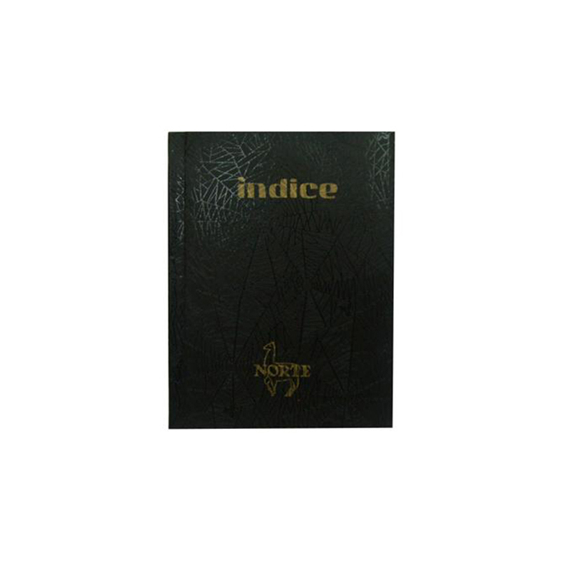 CUADERNO NORTE Nº451 COCIDO CON INDICE 45HOJAS RAYADO