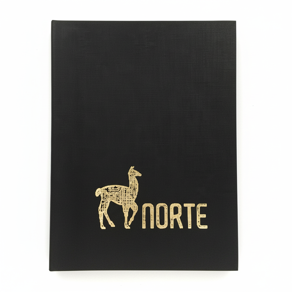 LIBRETA NORTE Nº90 TAPA SIMIL HULE FLEXIBLE 70 HOJAS RAYADO