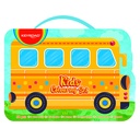 MALETIN KEYROAD PARA COLOREAR AUTOBUS X 54 PIEZAS